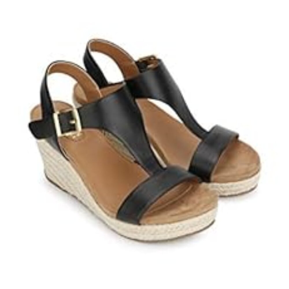 Kenneth Cole Reaction Black Card Wedge - 6M - NWT